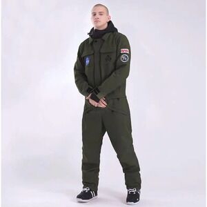 Men's SMN‎ Slope Star Nasa Icon Ski Suits Winter Jumpsuit NWOT